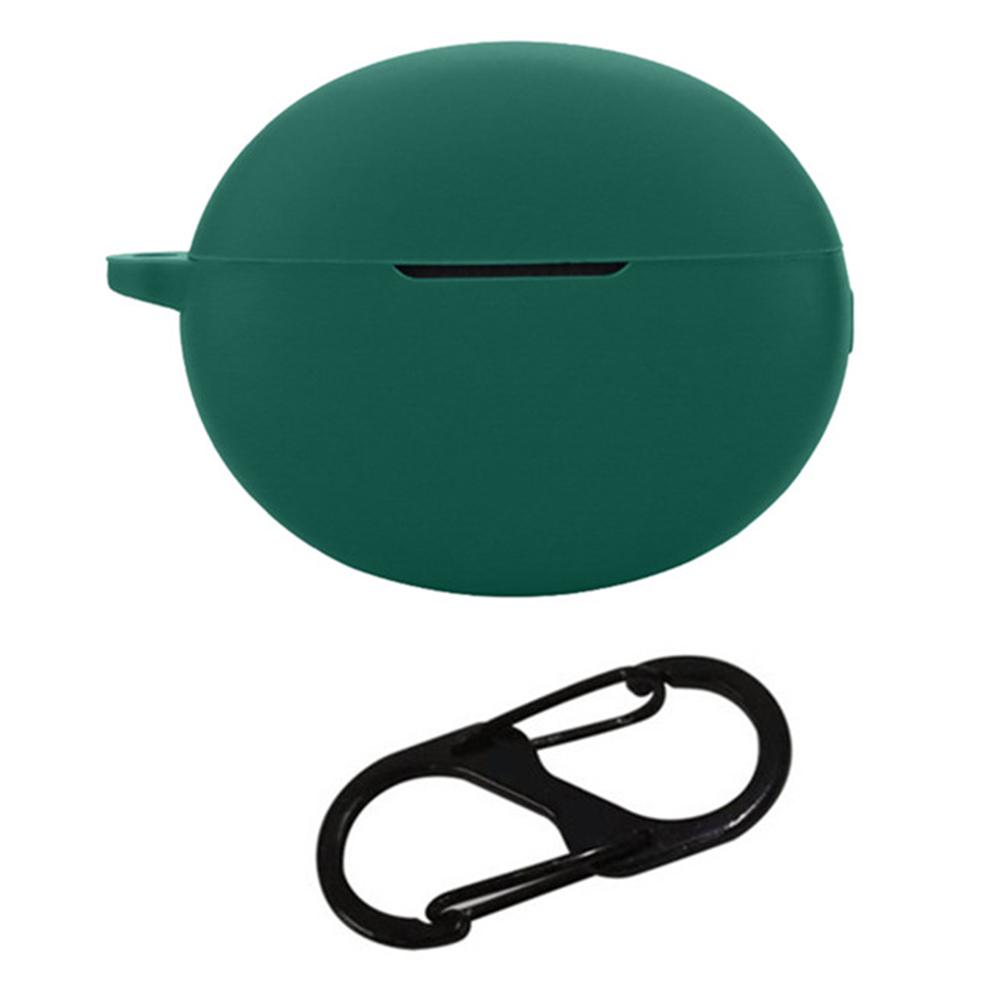 For Oppo Enco X3 Charging Case Cover Bluetooth-compatible Earbuds Soft Silicone Cover with Anti Lost Buckle