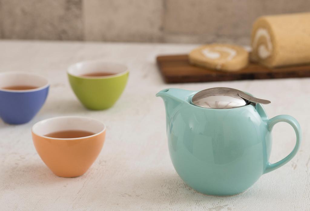 ZERO JAPAN Universal Teapot for 5 People, BBN-04, CSV, Crystal Silver