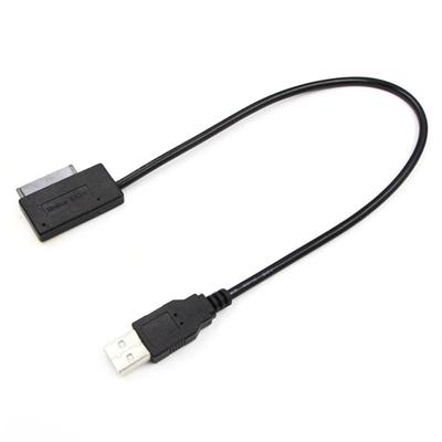 USB 2 To MINI Sata Cable for 13Pin Adapter Converter II 6+7 DVD/CD ROM Drive