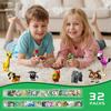 843PCS Land Animals Construction Block Playthings Land Small Animals Model Puzzle Blocks Toy Sets Ideal For Kid Desktop Ornament Gifts