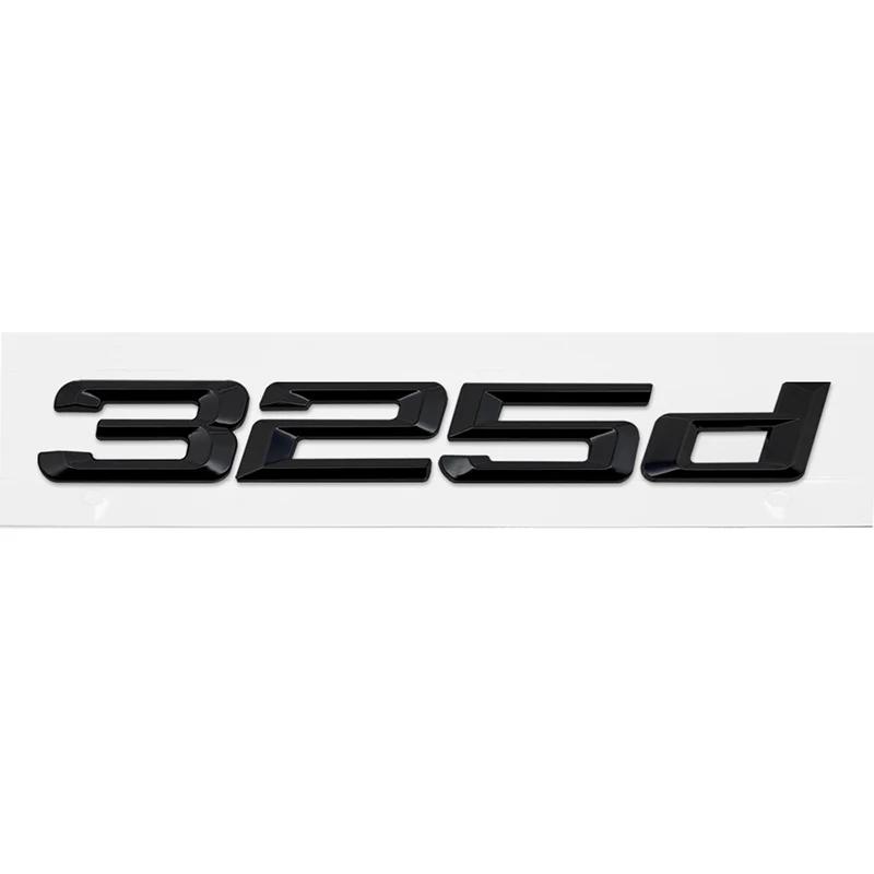 ABS Car Rear Trunk Letters Logo Badge Emblem Sticker For BMW 3 Series 318d 320d 325d 328d 330d 335d E46 E90 E91 F30 F31 F34 G20