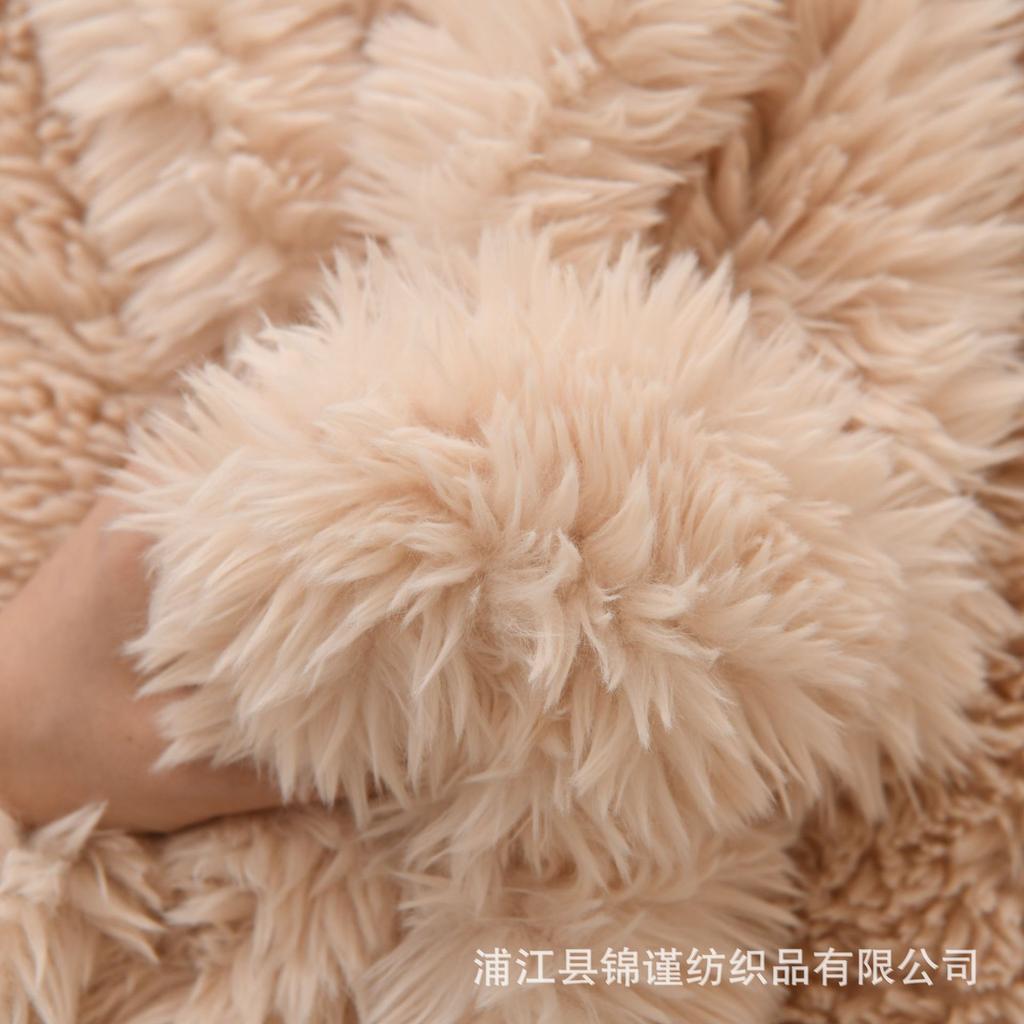 Plush Curly Fabric Soft Thickened For Monster Toys Pillow Hat Doll Handmade Diy Po Background Decoration Fabric Multi-Purpose