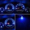 4PCS Blue T3 Neo Wedge LED Dashboard Panel A/C Climate Control HVAC Light Bulb-