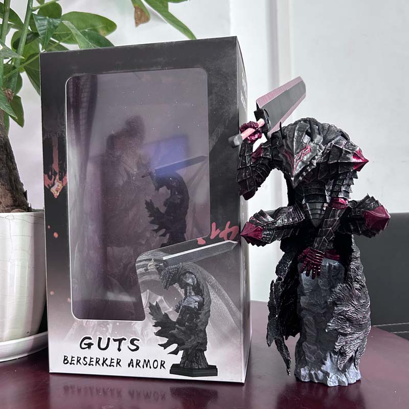 Berserker-Rüstung, Büste, Guts-Figur, Statue, Nachtlicht, Kunstharz, Kunsthandwerk, schwarzer Schwertkämpfer, Beastization, Krieger, Griffith, Actionfigur, Modell