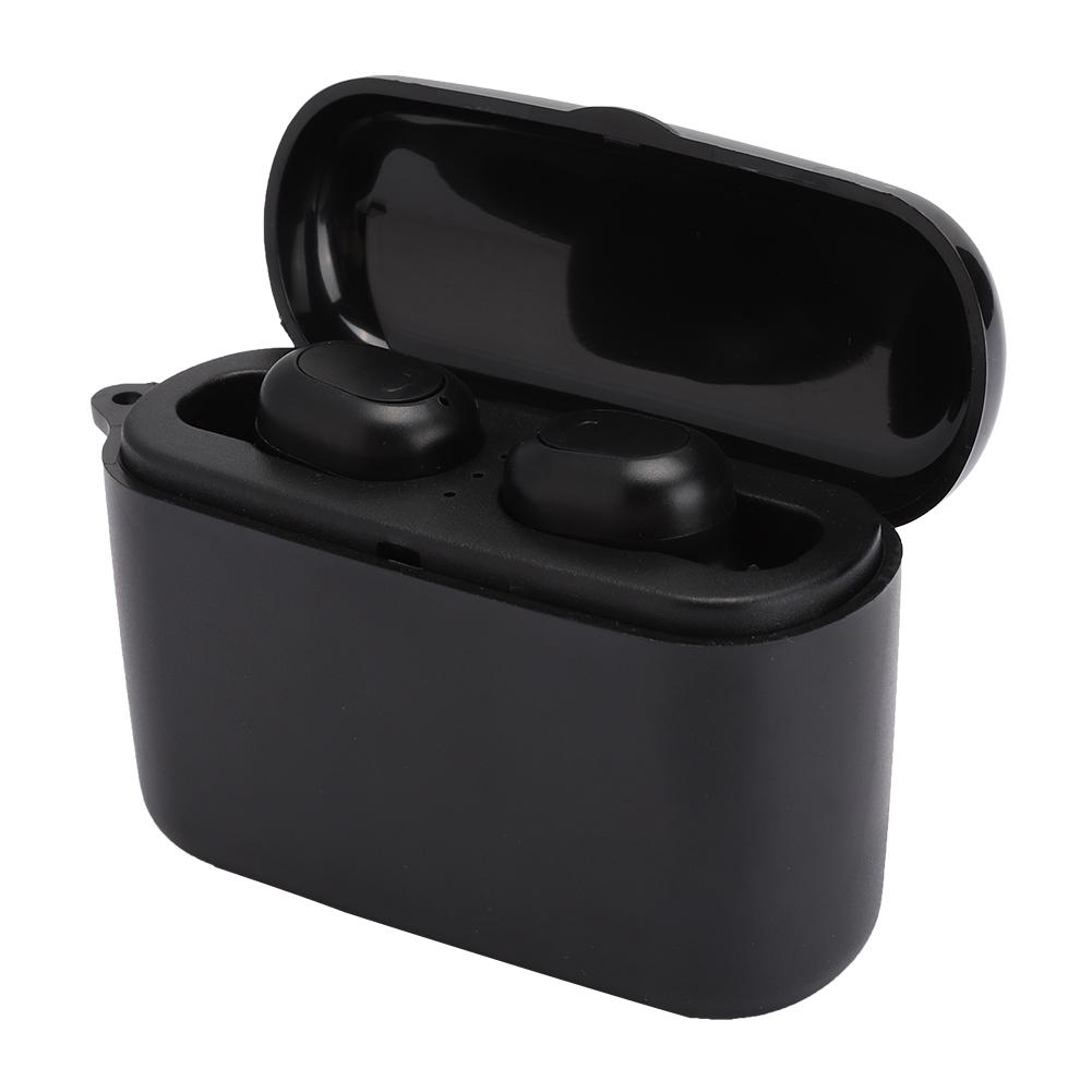 M8 Intelligent Voice Reminder Cordless Bluetooth Sports Headset with 1200 MAh Charging Box