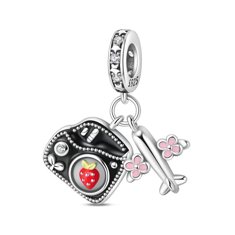 Exquisite 925 Silver Heart Love Charms Beads Fit Exquisite Bracelet Necklace Diy Charms Women Man Jewelry Gift