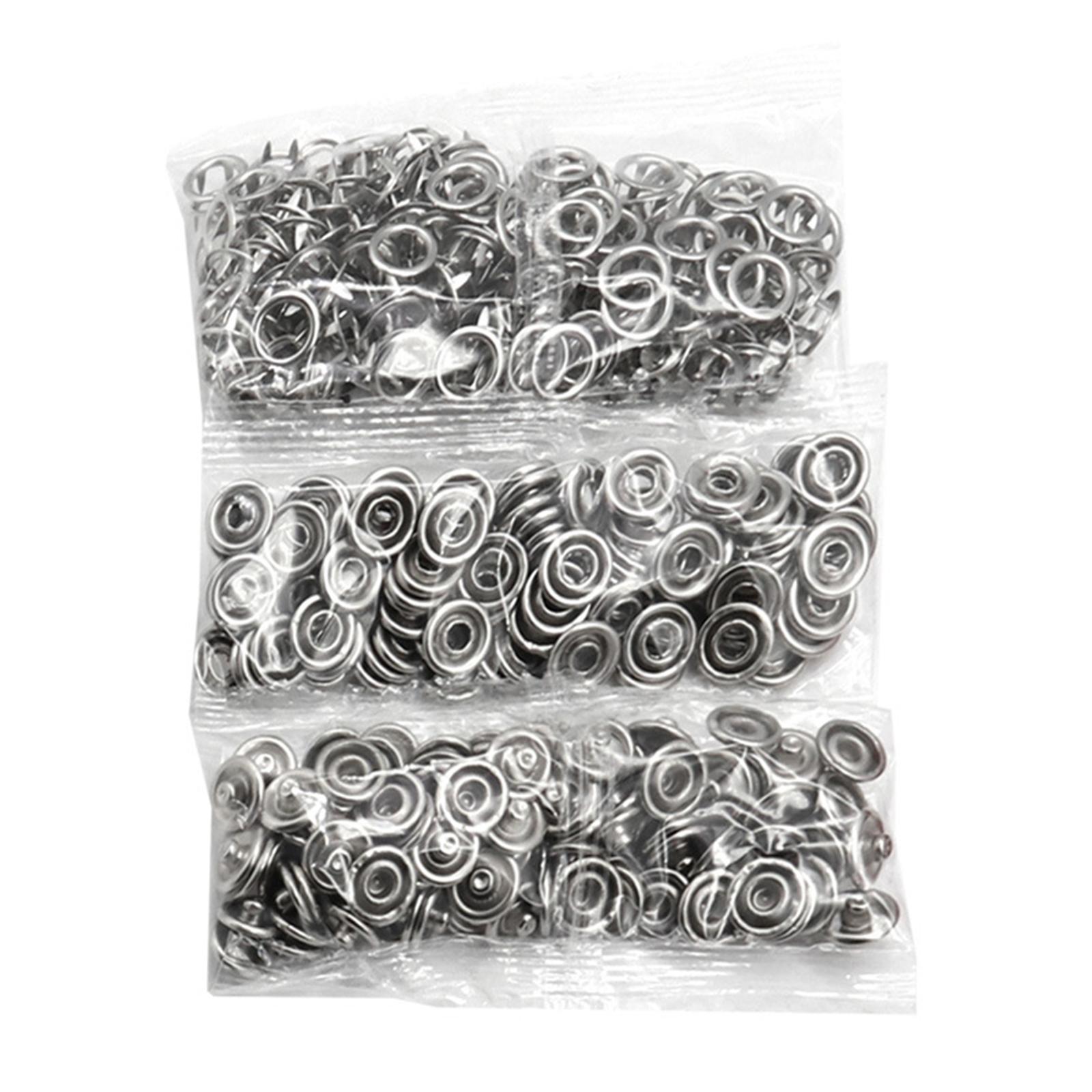 Наборы крепежных элементов Кнопка-защелка с пятью зубцами Для установки одежды Металлические детали 9,5 мм Диаметр Автоматическая Для рубашек Рюкзаков Головных уборов CHINA