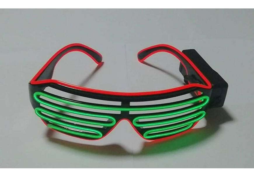LED Party Blinds: Flashing Music Glasses for Clubbing and Atmosphere