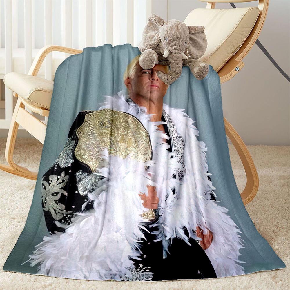 Ric Flair Blankets Are Suitable for Living Rooms,making Them an Ideal Choice for Outdoor Travel and Gifts.