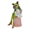Elegant Treefrog Lover Sculpture Resin Desk Ornament For Living Room Bedroom Decoration And Anniversary Present