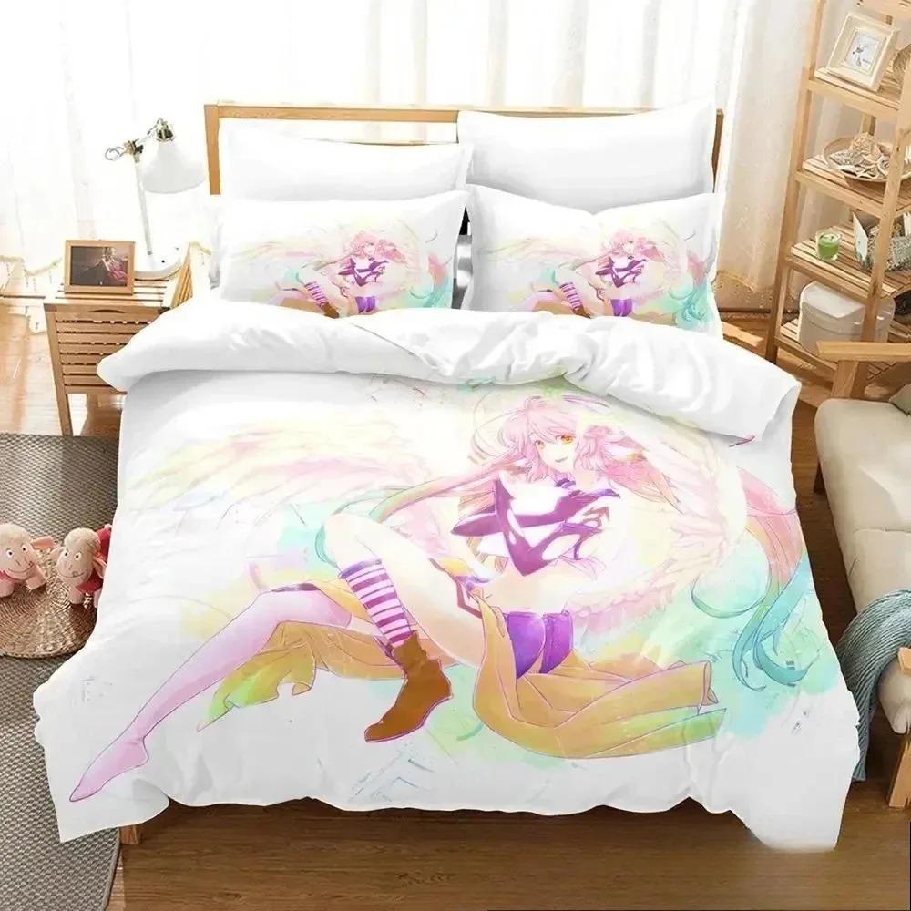 Comforter 3D Print Anime No Game No Life Bedding Set Bedroom Soft Modern S Comefortable Kids