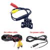 Car Rear View Camera with Video Cable Night Vision Reversing Auto Parking Camera IP68 Waterproof CCD LED Auto Backup Monitor HD