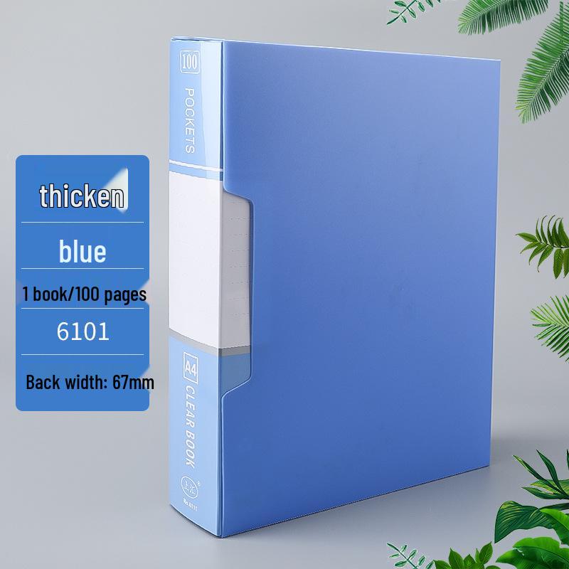 A4 Multi-Layer Transparent Document Folder for Office & Certificate Storage