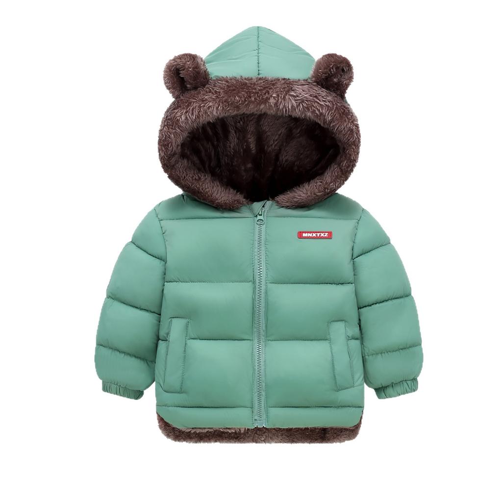 Autumn and winter children's down cotton clothes, boys and girls, medium and small children's cotton clothes, and down thermal cotton jackets.