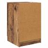 Nightstand with Drawers Reclaimed Wood Look 40 x 40 x 63 cm Engineered Wood