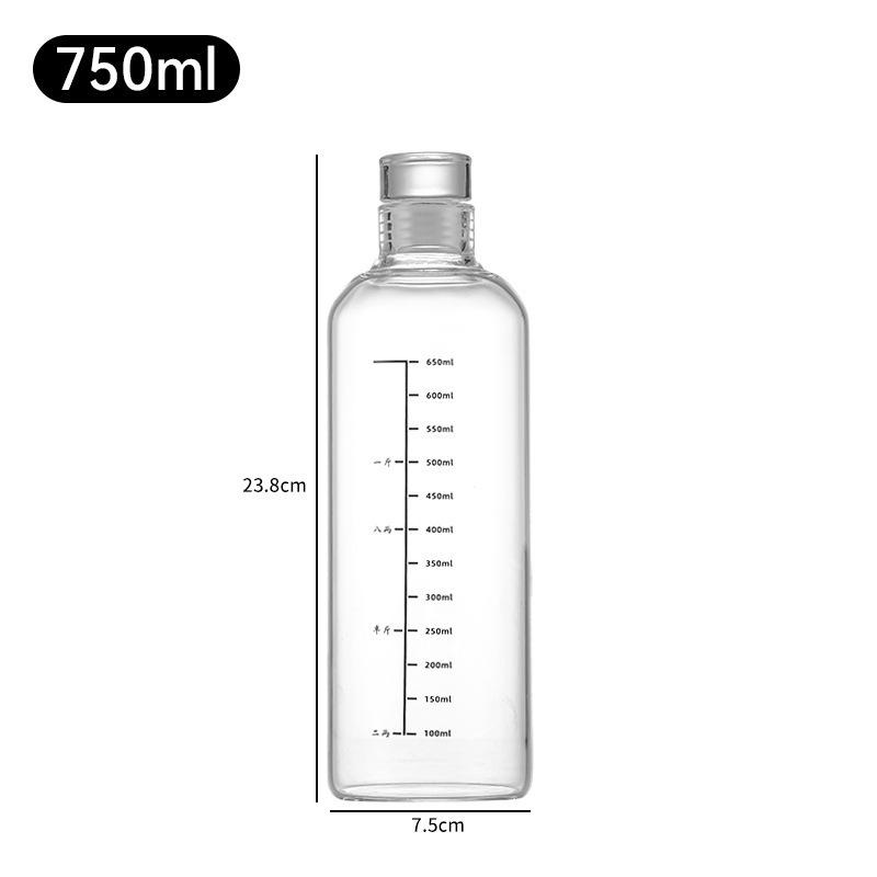 Xiaohongshu-Style High Borosilicate Heat-Resistant Glass Cup for Water, Juice, or Cola