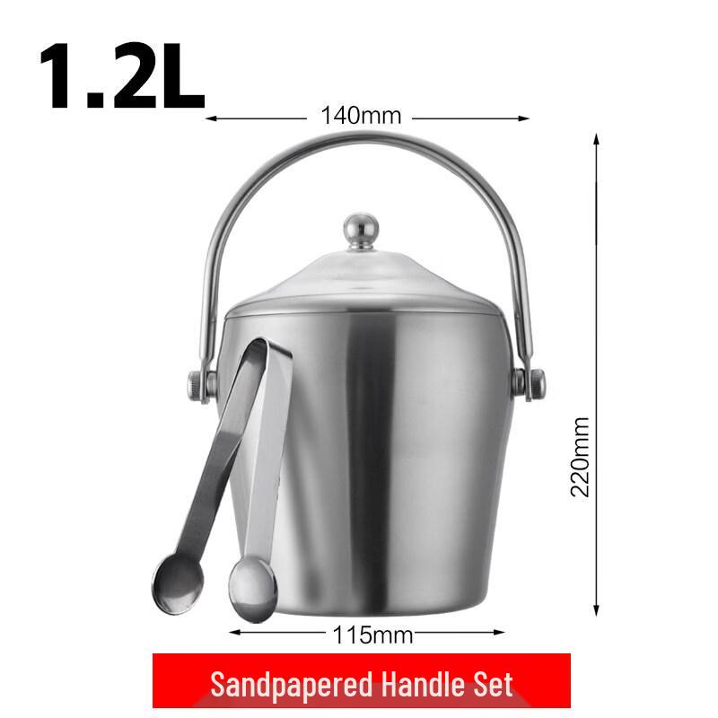 ZISIZ Stainless Steel Ice & Champagne Bucket