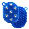 Portable Hair Cleaning Shampoo Massager Brush Scalp Comb Head Massage Pet Shower Body Silicone Cleansing Stress Relax