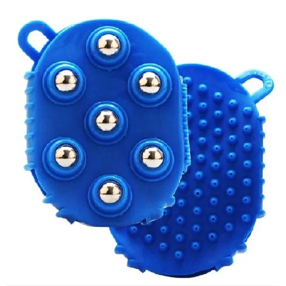 Portable Hair Cleaning Shampoo Massager Brush Scalp Comb Head Massage Pet Shower Body Silicone Cleansing Stress Relax