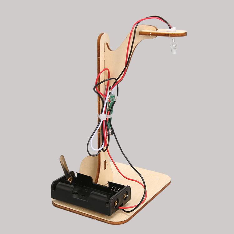 Voice Control Street LightEducation Small Making DIY Wooden Handmade Science Toys For Primary And Secondary School Students Science Experiment Toys