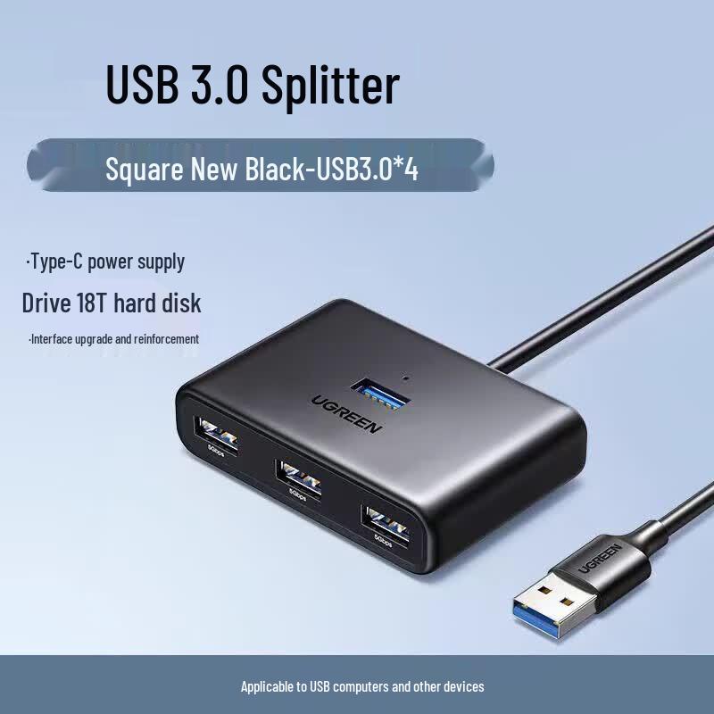 UGREEN USB 3.0 Type-C 4-Port Hub with PD Charging