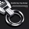 Car Metal Key Rings Key Chain Pendant Keychain Holder For Mitsubishi Outlander Lancer ASX Eclipse L200 Pajero Delica EVO Attrage