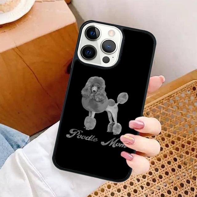 Kreslený kryt na telefon s pudlem pro iPhone 17 Air 16 16e 15 Plus pro Apple 13 11 12 14 Pro Max Kryt coque Shell