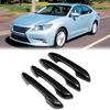 4pcs/set Car Exterior Door Handle Cover Trim for   ES200 18-19 (Carbon   Black)