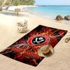 Sheffield United FC Personalized Printed Beach Towel Soccer Logo Support Custom Name Text Absorbent Towel For Sport Travel Special Gift