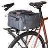 GORIX Bicycle Rear Carrier and 7L Large Capacity with Shoulder Multifunctional Rear Bag for Road Bikes and Cross Durable and Stylish and Simple Design