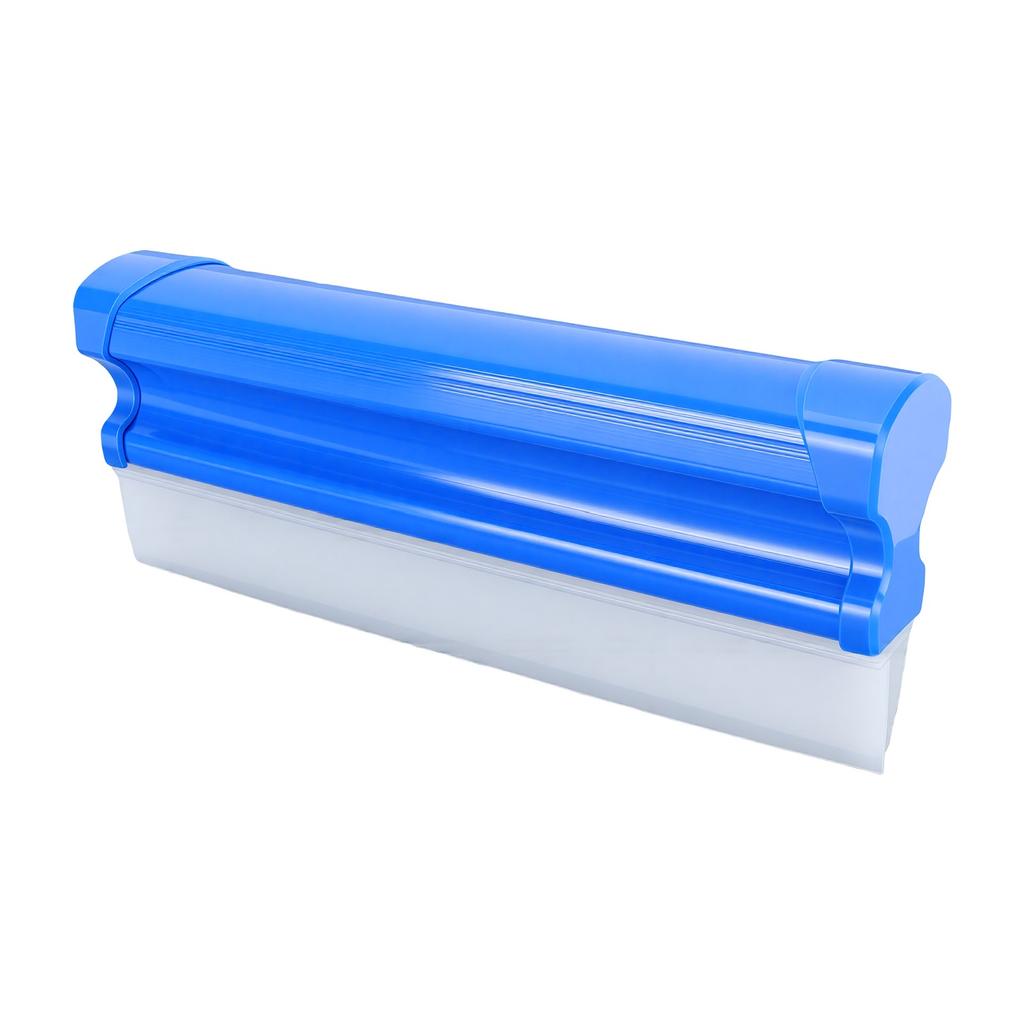 Car Squeegee Blue Double Row Plastic Handle Silicone Blade Car Drying Squeegee for Window