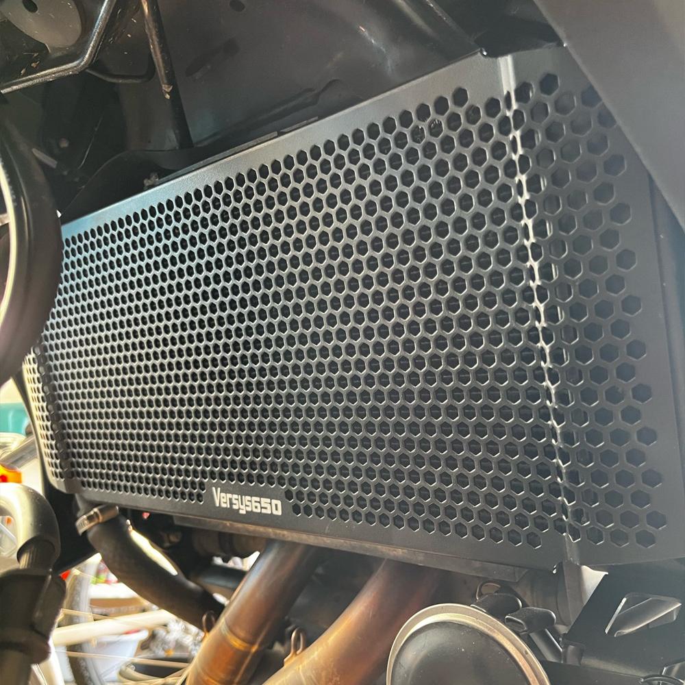 

Для Kawasaki Versys 650 аксессуары для мотоциклов алюминиевая решетка радиатора защитная крышка Versys 650 2015 2016 2017