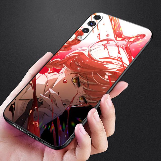 Hülle für Samsung Galaxy Note 20 Ultra 10 Plus 9 8 A50 A10 A40 A70 A20e M13 M52 M31 A52 A51 A13 Handyhülle Chainsaw Man Makima