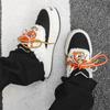 New Couple Niche Low-top Men's Shoes Guochao Rough Edge Sports and Leisure Skateboard Shoes Men's X258