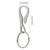 Multifunctional Belt Key Holder Small Keychain Hook Lightweight Keyring Clasp Money Clip Stainless Steel Keychain Clip