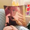 1Pc D-Darling In The Franxx Zero Zero Two Pillow Case Fashion Square Pillowcase Bedroom Sofa Room Ins Decoration Leisure
