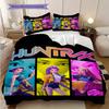 Vibrant Colors Huntrix Fashion Fusion Threepiece Set 1 Duvet Cover 2 Pillowcase Without Core Bedding Set Soft And Comfortable