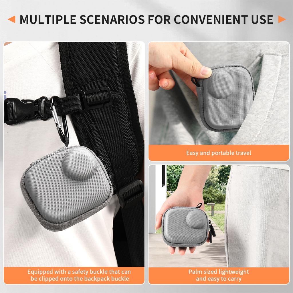 Mini Single Portable Bag for Insta360 Go Ultra Carrying Case Handbag Storage Box for Insta360 Go Ultra Thumb Camera Accessories