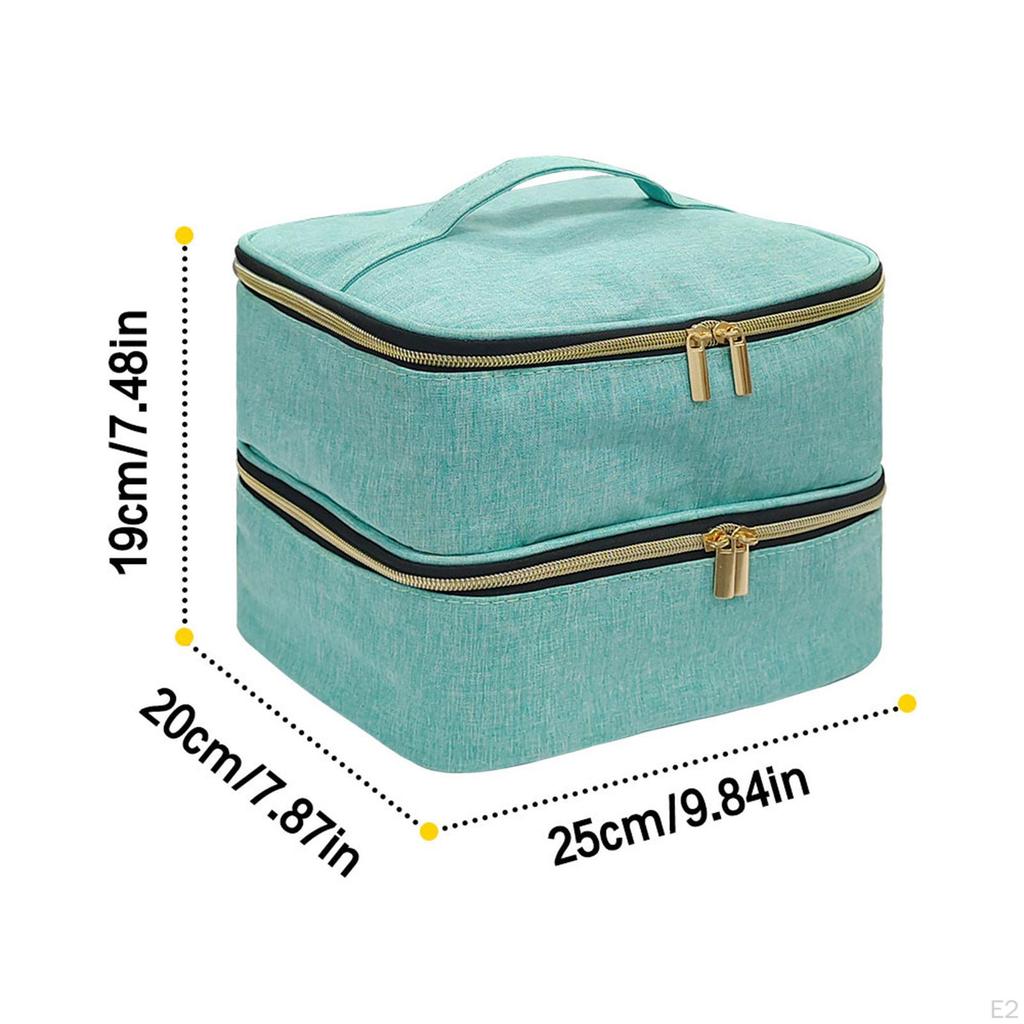 Nail Polish Organizer Wear Resistant Storage Bag for Home Salon