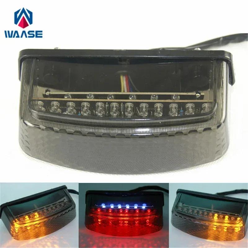 waase For Ducati Monster 400 600 620 695 750 800 900 1000 S2R S4R 1994-2007 Smoke Rear Tail Light Brake Turn Signals LED Light