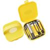 Safety Lock Nail Trimmer Kit Ergonomic Non Prevention Technology Travel Friendly Case