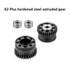 Upgrade Extruder Gear Kit For Creality K2 Plus All Metal Filament Drive Gear Extruder Nickel Plated Dlc Coating 3D Printer Part