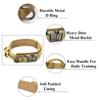 Tactical Dog Collar Adjustable Nylon Dog Supplies With Heavy Duty Metal Buckle Durable Training Collar For Medium And Large Dogs