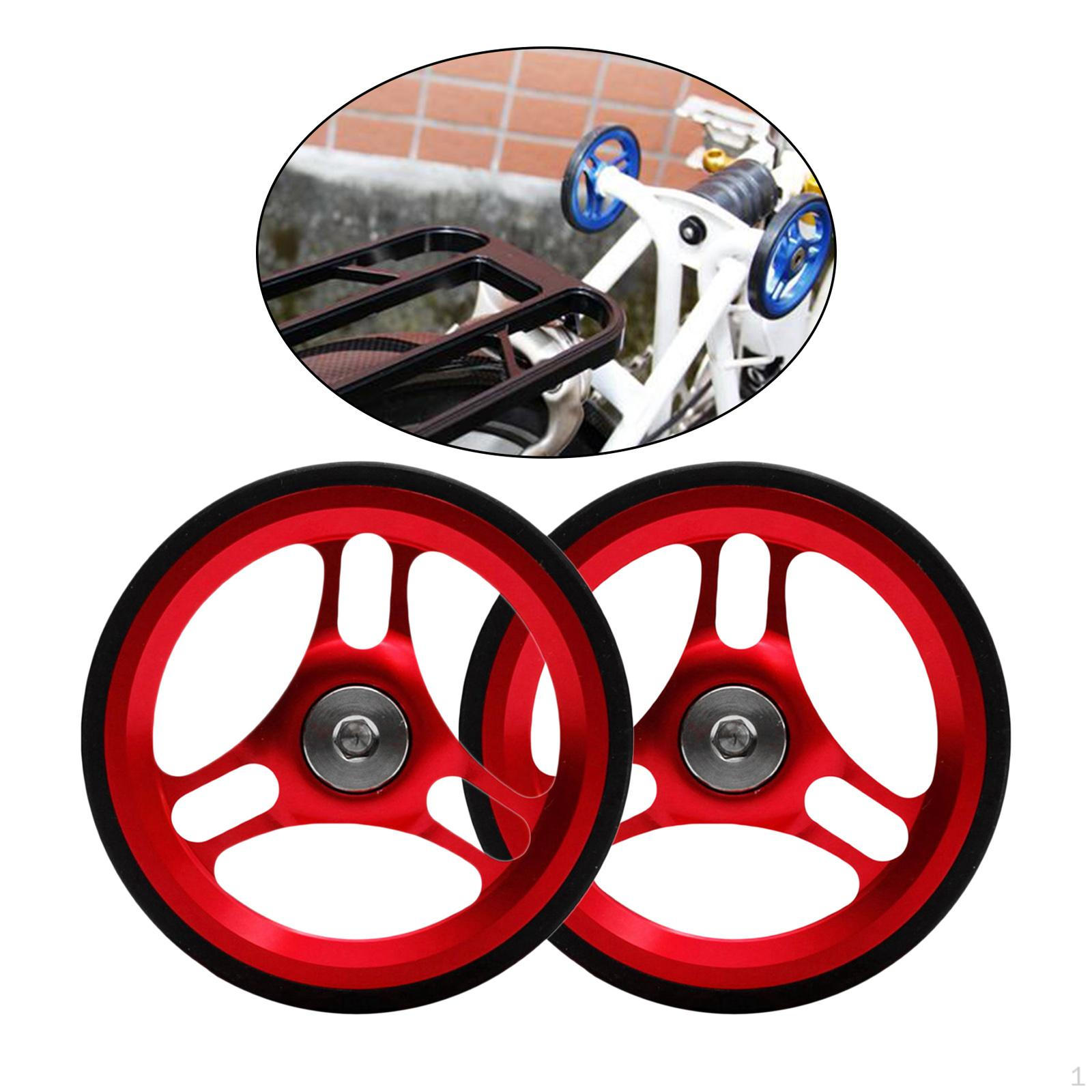 

for , Aluminum Alloy Fits Folding Bike with Titanium Screws Replacement Component червоний