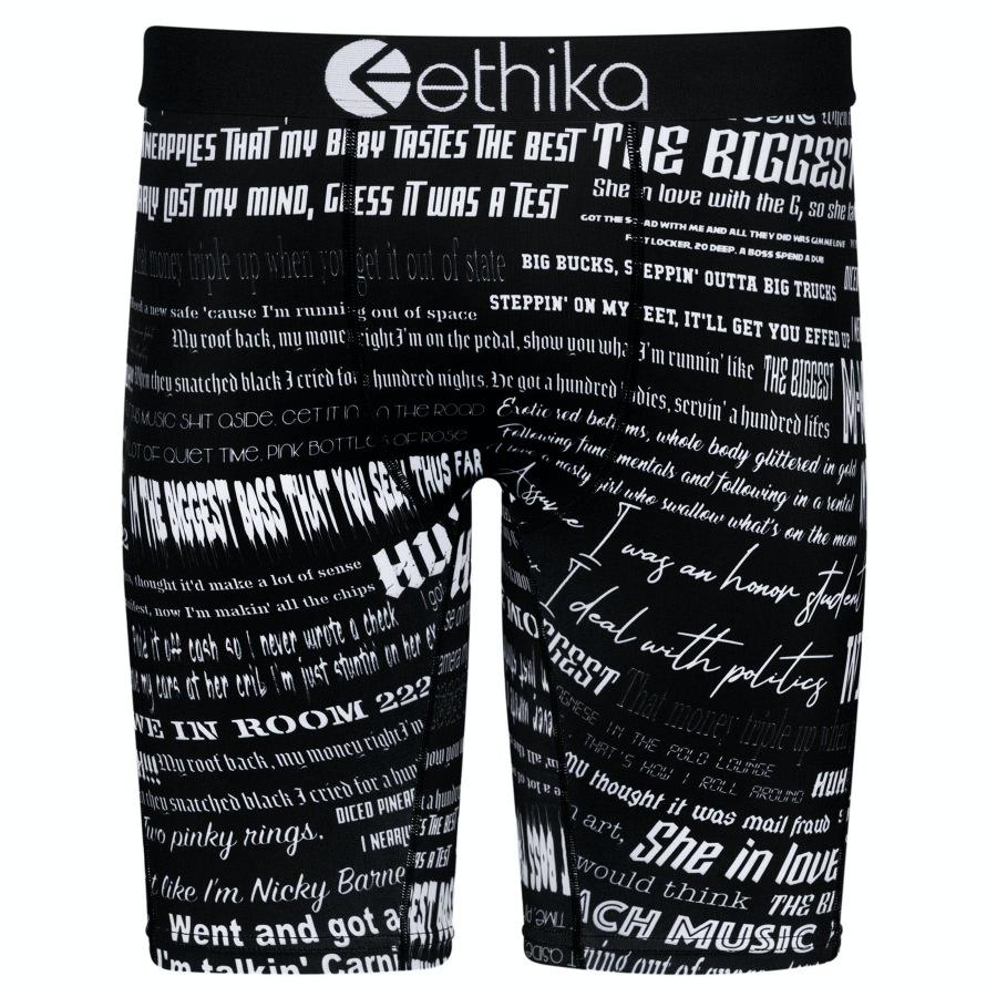 

Чоловіча дихаюча квадратна білизна ETHIKA: Модні спортивні труси з принтом, плавки для фітнесу, пляжні штани. XL EU size (160-180 jin)