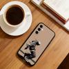Hip-hop Illustration Phone Case For Samsung Galaxy A73,A72,A71,A70,A53,A52,A51,Soft Silicone Black Cover