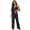 Ice Silk Pajamas Women's Casual Home Wear Fashion Sexy Sleep Trousers Suspenders Set
