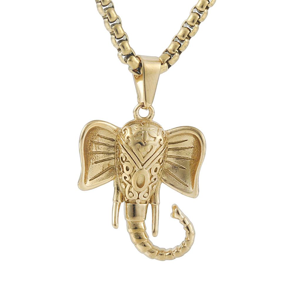 Vintage Personality Viking Anchor Necklace Pendant for Men Punk Stainless Steel Chain Anchor Pendant Men Jewelry Gift Wholesale