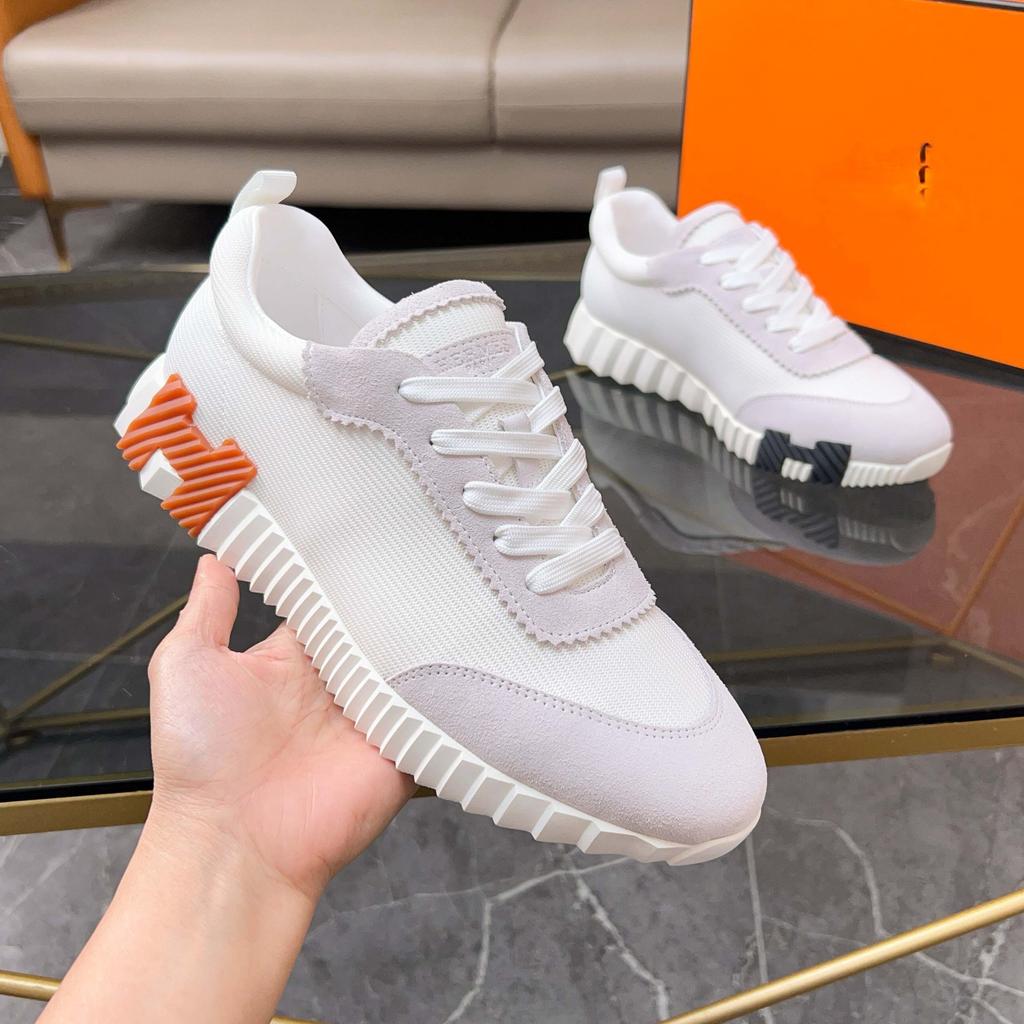 H Herrenschuhe Leder Dicksohlig Stoßdämpfend Laufschuhe Freizeit Kleine Weiße Schuhe Sportschuhe