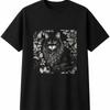 Botanical Maine Coon Cat Mens Womens T-Shirt Unisex Novelty Gift Tee Funny